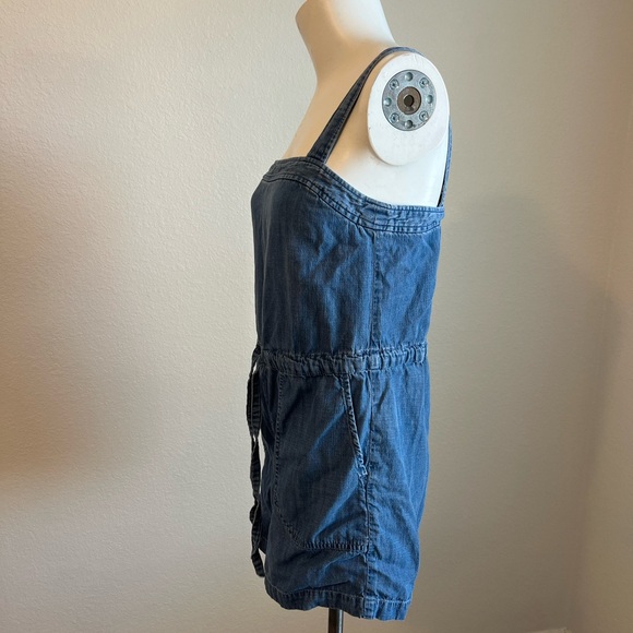 Gap Denim Blue Romper size 2 - Picture 2 of 6
